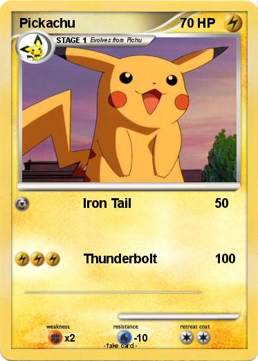 Pokemon Pickachu