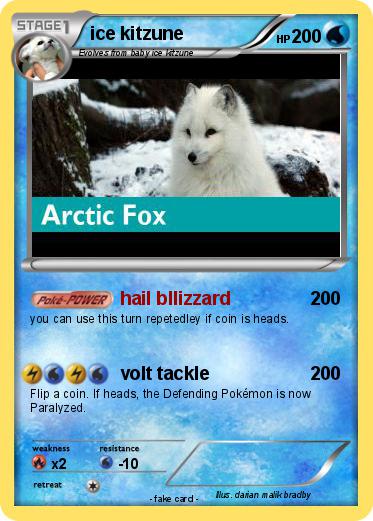 Pokemon ice kitzune