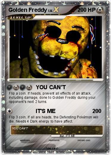 Pokemon Golden Freddy