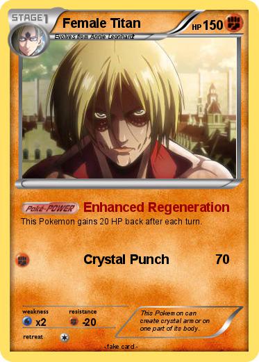 Pokemon Female Titan