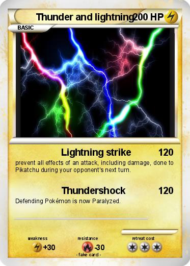 Pokemon Thunder and lightning