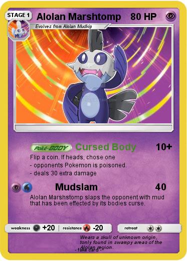 Pokemon Alolan Marshtomp