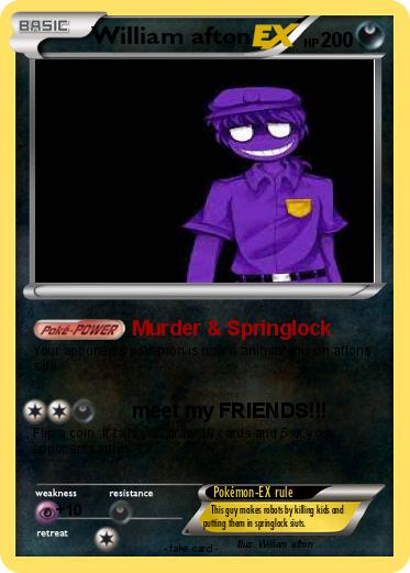 Pokemon William afton Pokemon William afton