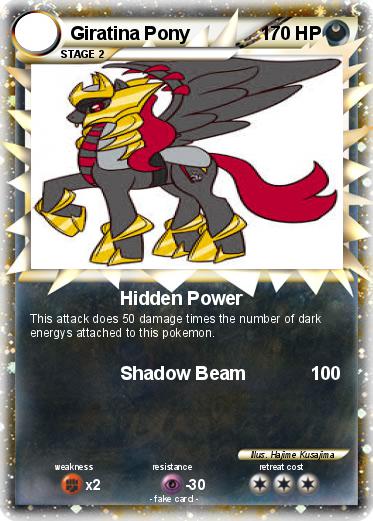 Pokemon Giratina Pony