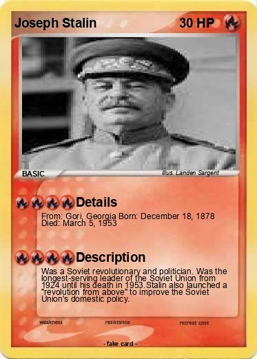 Pokemon Joseph Stalin