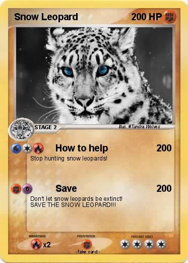 Pokemon Snow Leopard