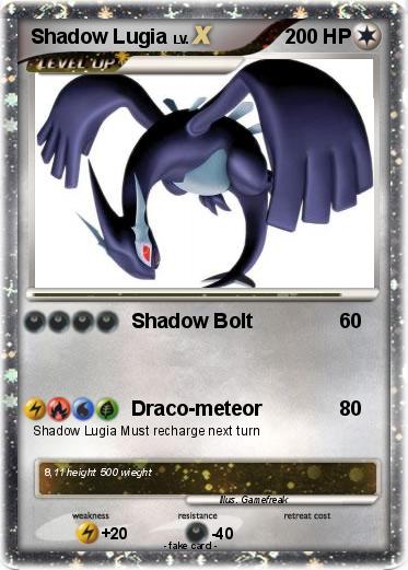 Pokemon Shadow Lugia