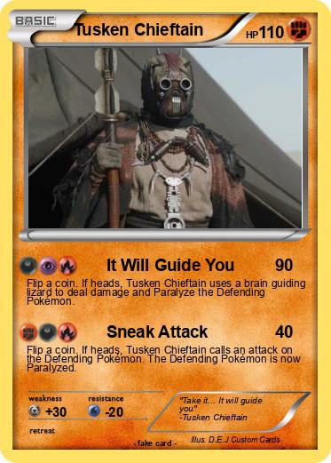 Pokemon Tusken Chieftain