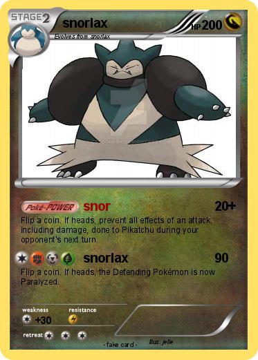 Pokemon snorlax