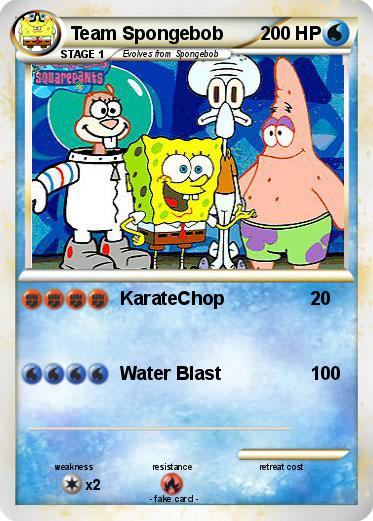 Pokemon Team Spongebob