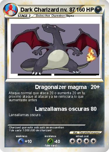 Pokemon Dark Charizard nv. 87