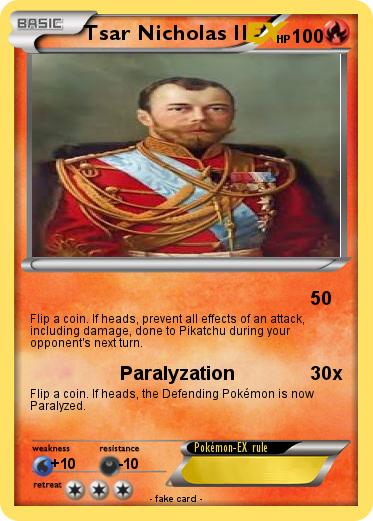 Pokemon Tsar Nicholas II
