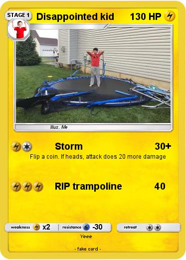 Pokemon Disappointed kid