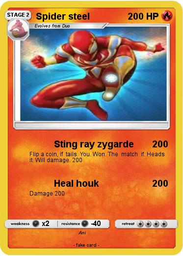 Pokemon Spider steel