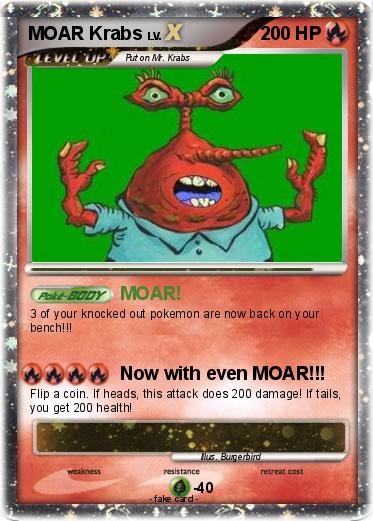 Pokemon MOAR Krabs