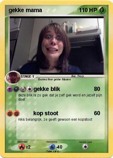 Pokemon gekke mama