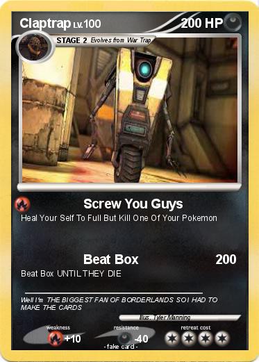 Pokemon Claptrap
