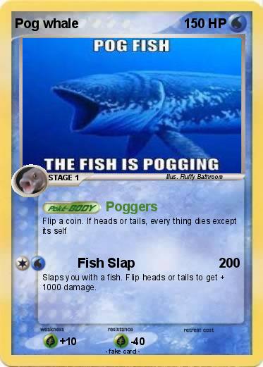 Pokemon Pog whale