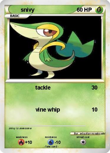 Pokemon snivy