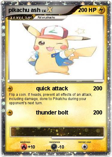 Pokemon pikachu ash