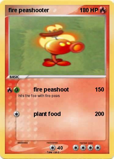 Pokemon fire peashooter