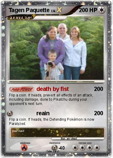 Pokemon Tagen Paquette