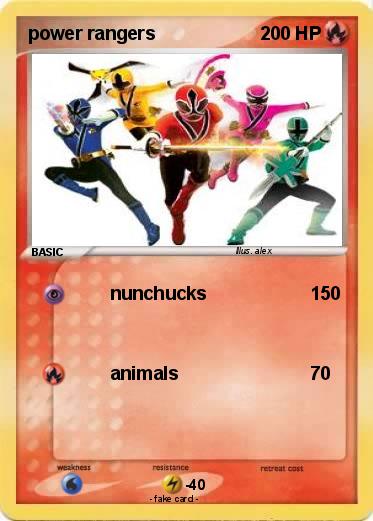 Pokemon power rangers