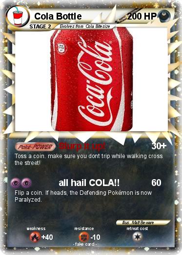 Pokemon Cola Bottle