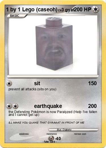 Pokemon 1 by 1 Lego (caseoh)