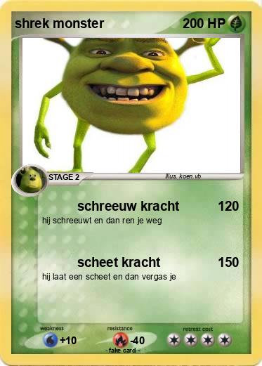 Pokemon shrek monster