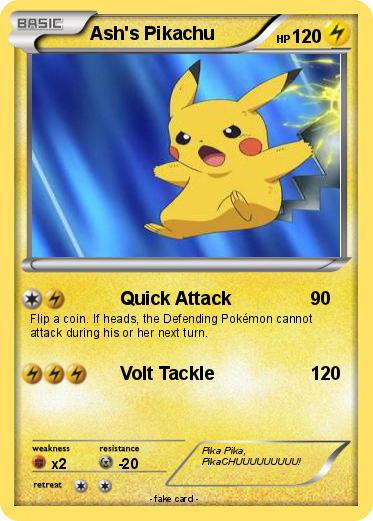 Pokemon Ash's Pikachu