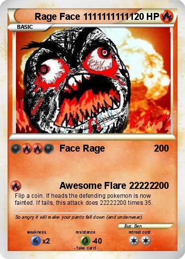 Pokemon Rage Face 1111111111