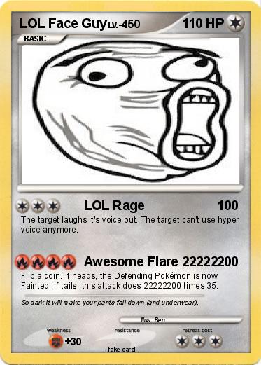 Pokemon LOL Face Guy