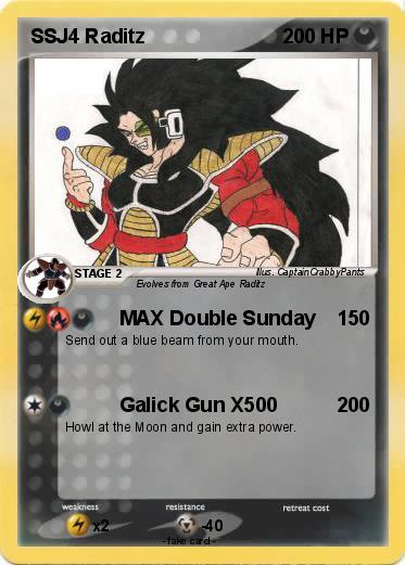 Pokemon SSJ4 Raditz