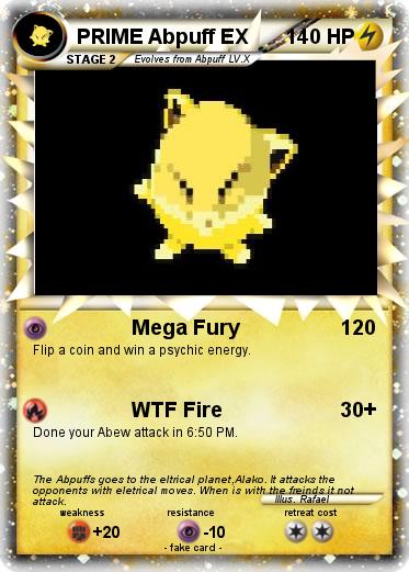 Pokemon PRIME Abpuff EX