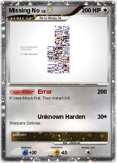 Pokemon Missing No