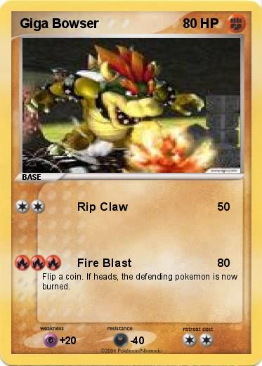 Pokemon Giga Bowser
