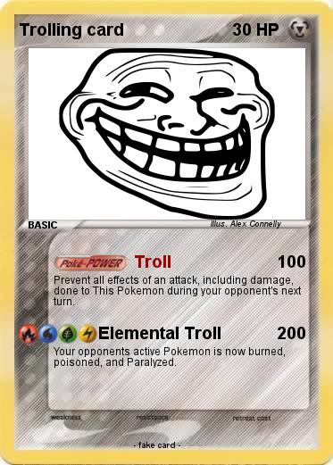 Pokemon Trolling card