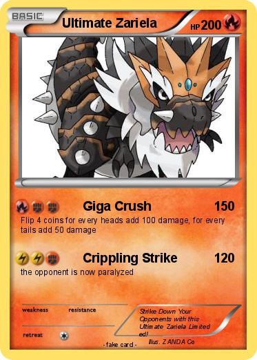 Pokemon Ultimate Zariela