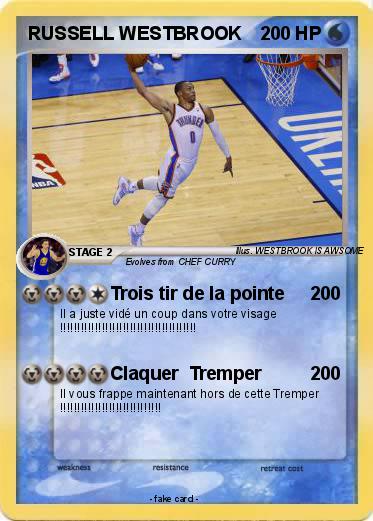 Pokemon RUSSELL WESTBROOK