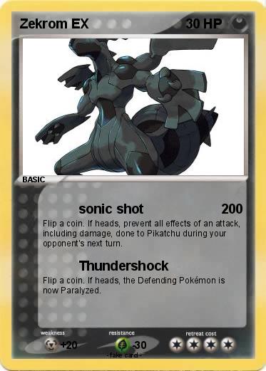 Pokemon Zekrom EX