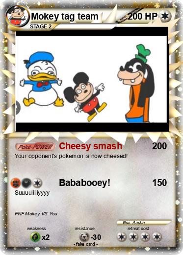 Pokemon Mokey tag team
