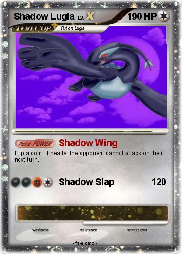 Pokemon Shadow Lugia