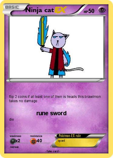 Pokemon Ninja cat