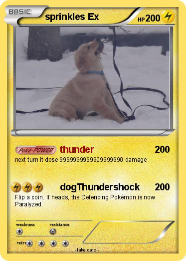 Pokemon sprinkles Ex