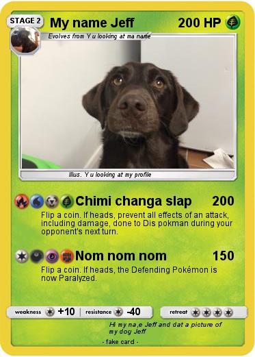 Pokemon My name Jeff