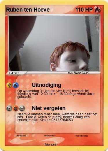 Pokemon Ruben ten Hoeve