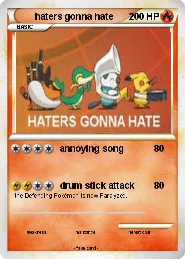 Pokemon haters gonna hate