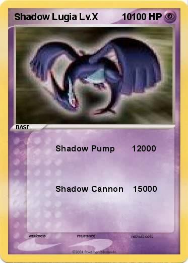 Pokemon Shadow Lugia Lv.X         10