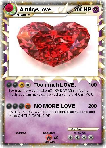 Pokemon A rubys love.